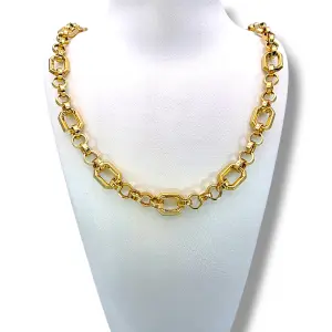 Мъжки златен синджир с октагонална плетка дизайнерски 14K RG11781