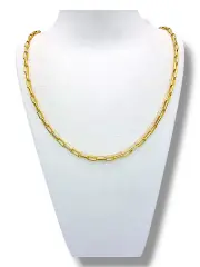 Златен синджир унисекс с елегантен блясък 14K RG11071