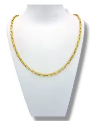 Златен синджир унисекс с нежни халки 14K RG11072