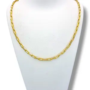 Златен синджир унисекс с елегантна плетка 14K RG11073