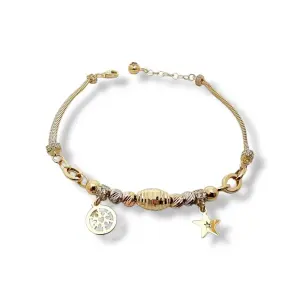 Дамска златна гривна тип Pandora “Morila” 4.48гр 19см 14К/585 RG9903