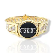 Детска златна гривна с емблема Audi 14К RG10731