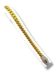 Златна гривна Monaco Chain 10.60гр 19см 7мм RG8617