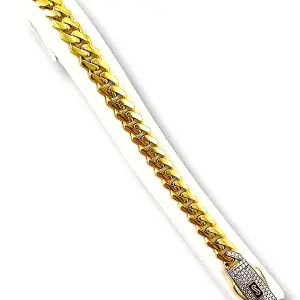 Златна гривна Monaco Chain 10.60гр 19см 7мм RG8617