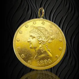 Златна монета 10 долара Liberty Head Eagle 1895 САЩ RG5468