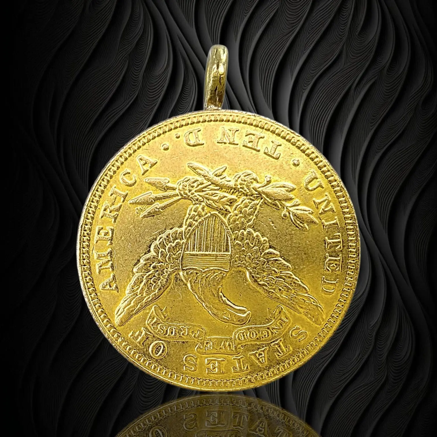 Златна монета 10 долара Liberty Head Eagle 1907 САЩ RG5455
