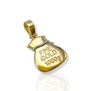 Висулка от злато Fine Gold 1000g с оригинален стил 14K RG13115