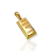 Златна висулка кюлче FINE GOLD 999.9 14K RG11827