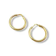 Златни обеци халки класически за деца 14K RG10874