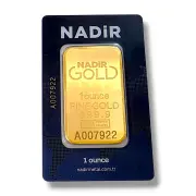 1 унция златно кюлче Nadir Türkiye инвестиционно 24К 999.9% RG11704