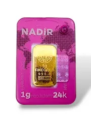 Златно кюлче Nadir проба 995 чистота 1 грам RG10983