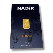 Златно кюлче Nadir 2.5 грама инвестиционно злато 24К 999.9% RG11695
