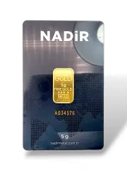 Златно кюлче Nadir 5 грама проба 999.9 RG10991
