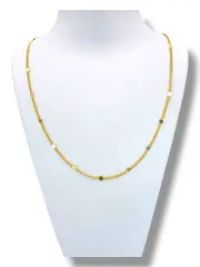 Златен синджир дамски с деликатни фасети 14K RG10794