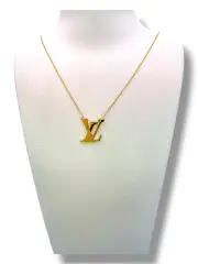 Златно колие с висулка Louis Vuitton стил 14K RG11313