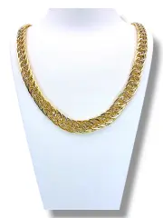 Златно колие с масивна и плътна плетка 14K RG10805
