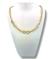 Дамско златно колие с масивна плетка 14K RG11568