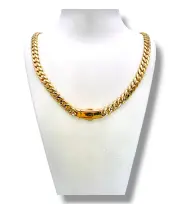 Мъжки стилен златен синджир Monaco Chain 14К RG12101