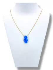 Златно колие с висулка момче от опал 14K RG10994