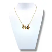 Колие семейство с едно момиче 14K RG10932