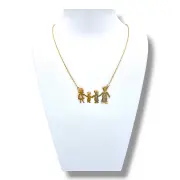 Колие семейство с две момчета 14K RG10933