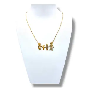 Колие семейство с две момчета 14K RG10933