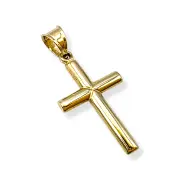 Златно кръстче с изчистен класически дизайн 14K RG11972