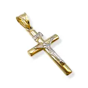 Златно кръстче с фигура на Христос 14K RG11977