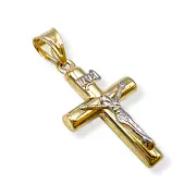 Златно кръстче с фигура на Христос 14K RG11978