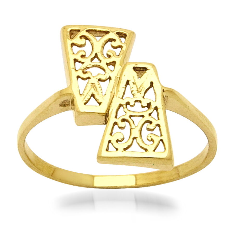 златен пръстен 0158-2.60g