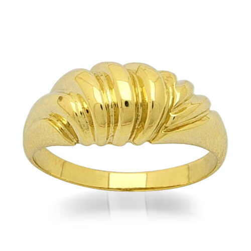 Дамски златен пръстен тип ажур
