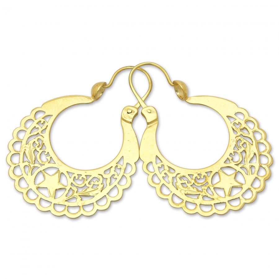 Златни обеци | Евтино злато | Orolinegold.com | 3080 earrings 11.08g