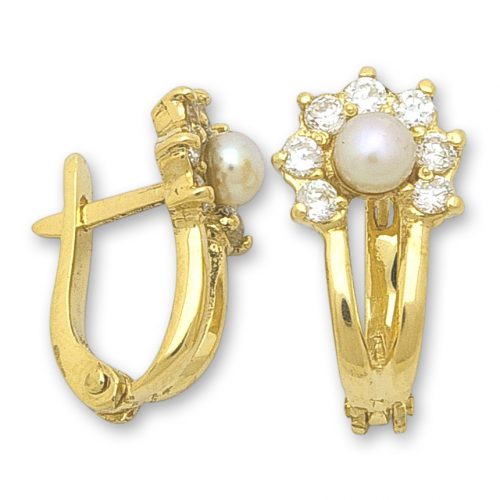 Златни обеци | Евтино злато | Orolinegold.com | 3089B earrings 3.38g