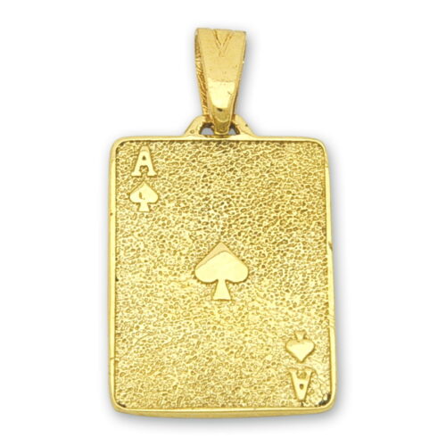 Златен медальон карта Асо Пика