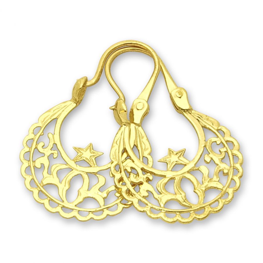 Златни обеци | Евтино злато | Orolinegold.com | 3125 earrings 2.79g