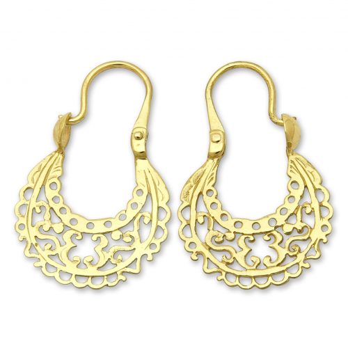 Златни обеци | Евтино злато | Orolinegold.com | 3126 earrings 3.12g