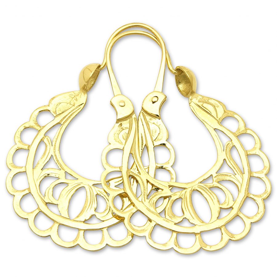 Златни обеци | Евтино злато | Orolinegold.com | 3132 earrings 7.32g