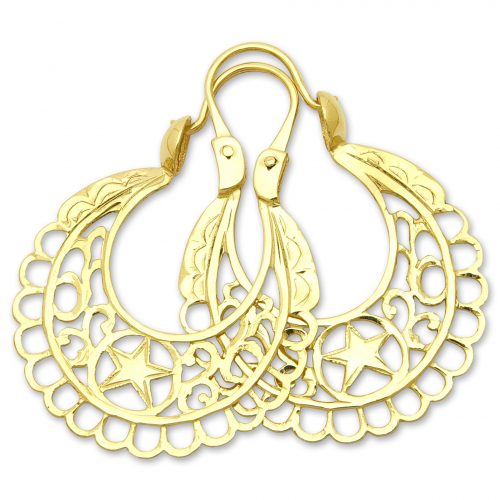 Златни обеци | Евтино злато | Orolinegold.com | 3134 earrings 6.76g