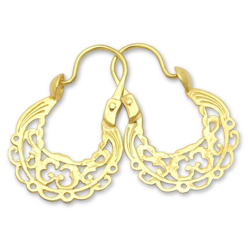 Златни обеци | Евтино злато | Orolinegold.com | 3147 earrings 3.03g