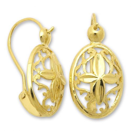 Златни обеци | Евтино злато | Orolinegold.com | 3151 earrings 3.13g