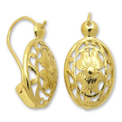 Златни обеци | Евтино злато | Orolinegold.com | 3154 earrings 3.65g