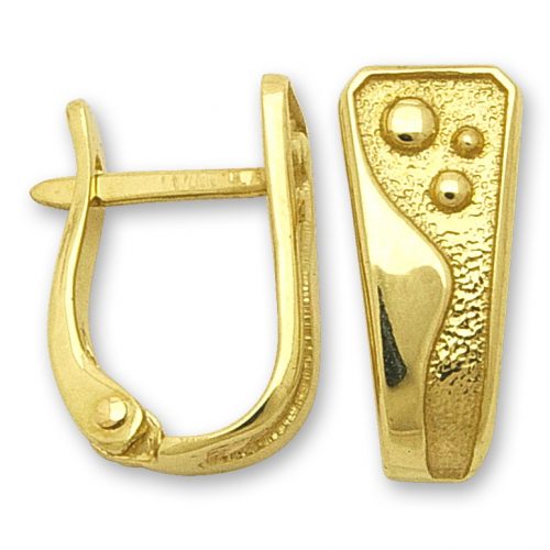 Златни обеци | Евтино злато | Orolinegold.com | 3160 earrings 2.82g