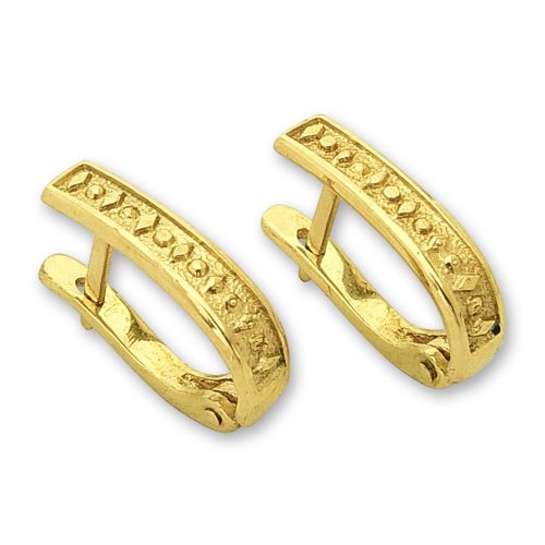 Златни обеци | Евтино злато | Orolinegold.com | 3161B earrings 2.12g