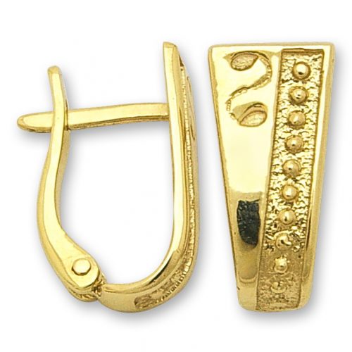 Златни обеци | Евтино злато | Orolinegold.com | 3162 earrings 2.60g