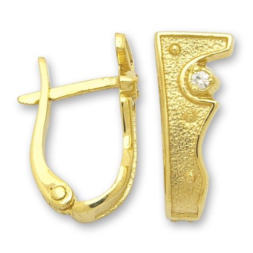 Златни обеци | Евтино злато | Orolinegold.com | 3166 earrings 2.20g