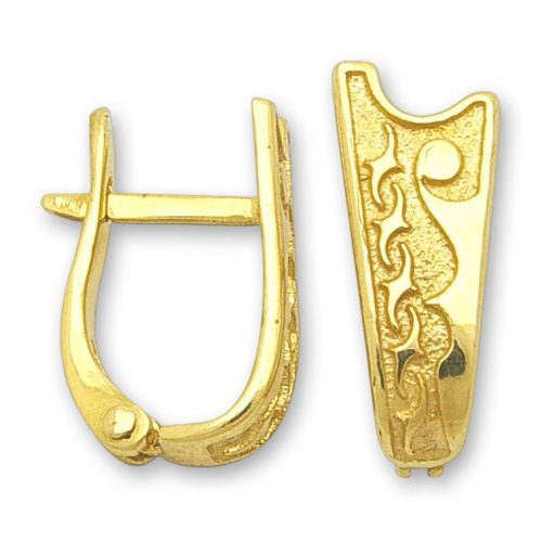 Златни обеци | Евтино злато | Orolinegold.com | 3169 earrings 2.60g