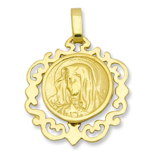 Златен медальон - Богородица
