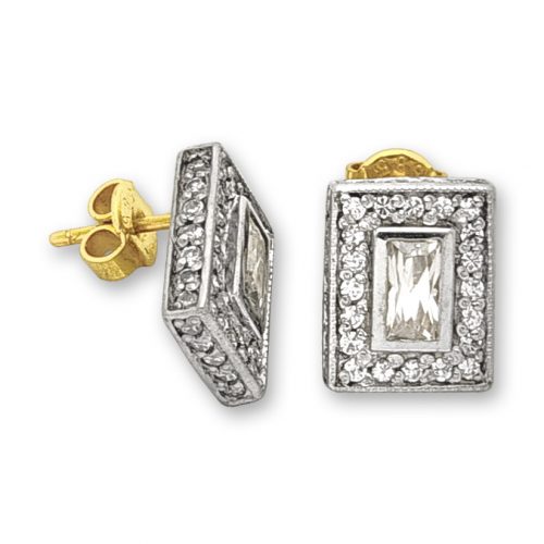 Златни обеци | Евтино злато | Orolinegold.com | 3340B-earrings-3.78g