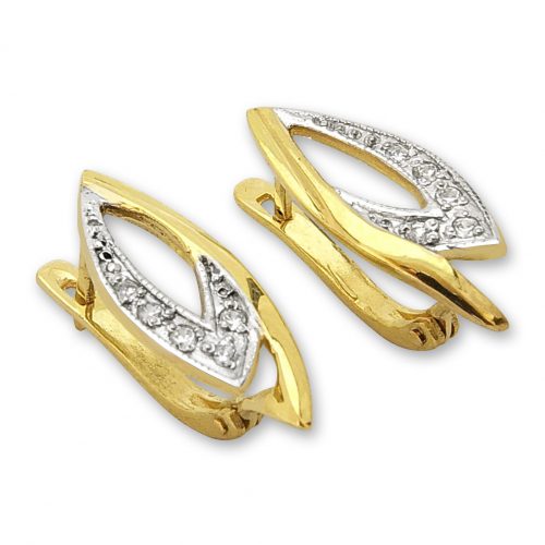 Златни обеци | Евтино злато | Orolinegold.com | 3370-earrings-3.78g