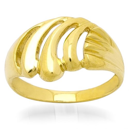 дамски златен пръстен с мат | 3491 golden ring 2.76g